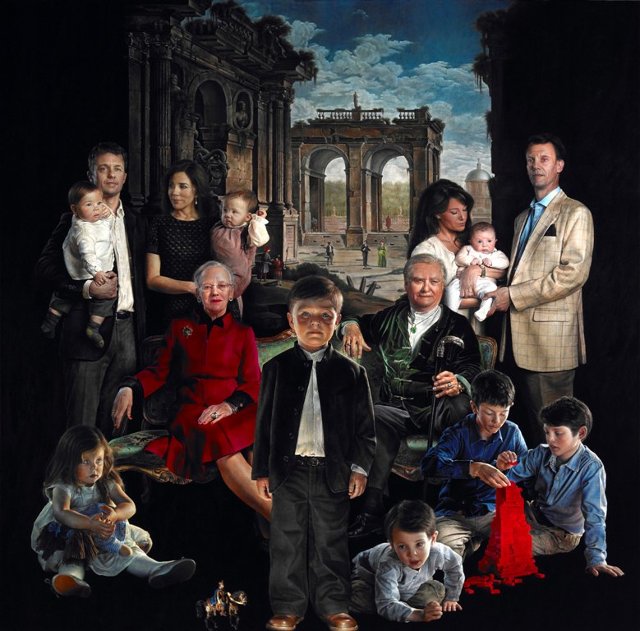 This Painting Of The Danish Royal Family Will Steal Your Soul | Co.Design | business + design