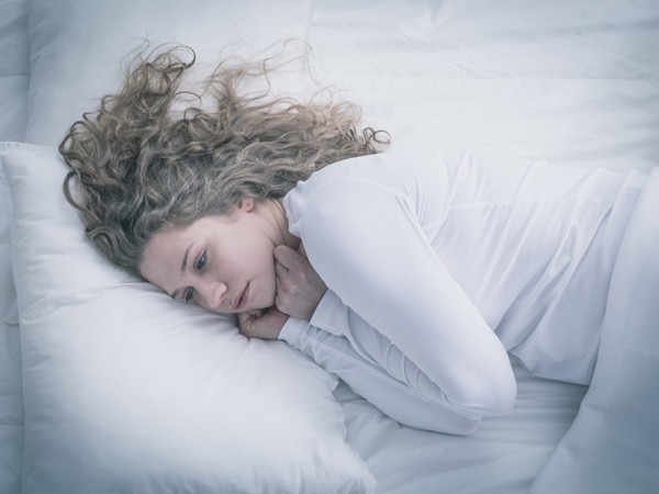 Sleep sad depressed Woman large bigstock