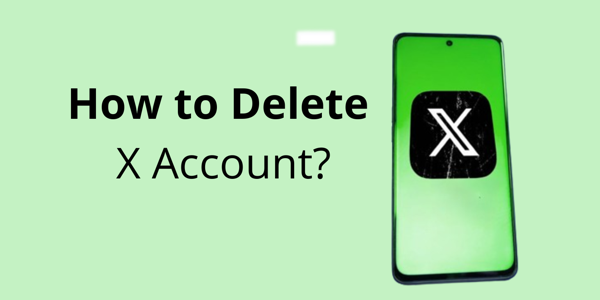Delete X account 3.